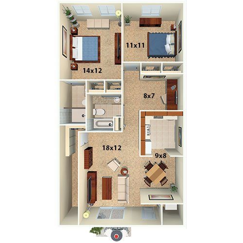 country clubber floor plan